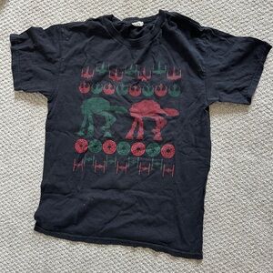 Star Wars Holiday Graphic Short Sleeve Tee